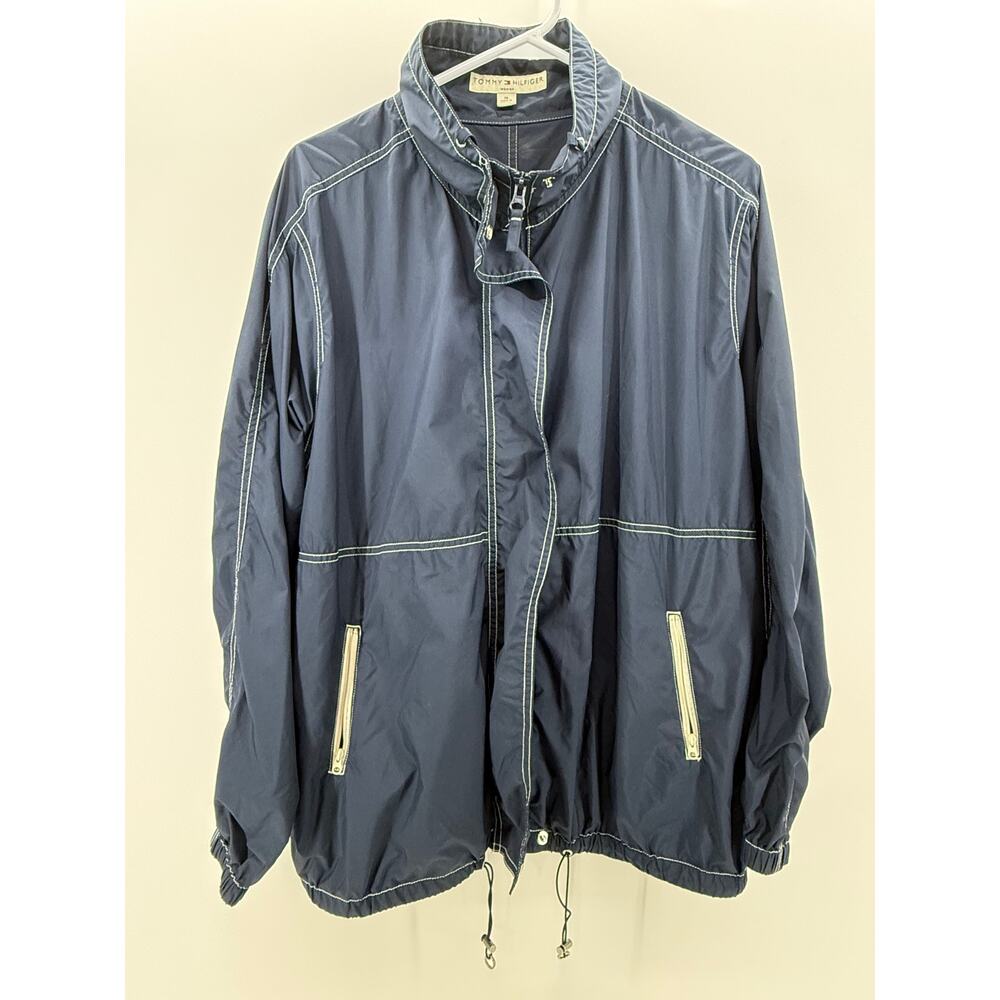 Tommy Hilfiger Navy Lightweight Jacket size 1x